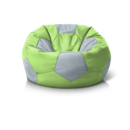 Крісло м''яч LightGreen + Grey' від виробника — безкаркасні меблі з доставкою по всій Україні.
